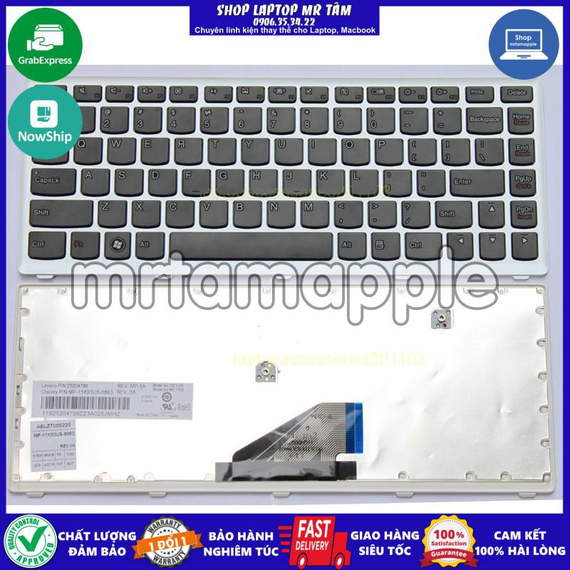 (KEYBOARD) BÀN PHÍM LAPTOP LENOVO U310 dùng cho IdeaPad U310, U310-ITH, U310-IFI