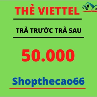 Thẻ cào viettel 50k