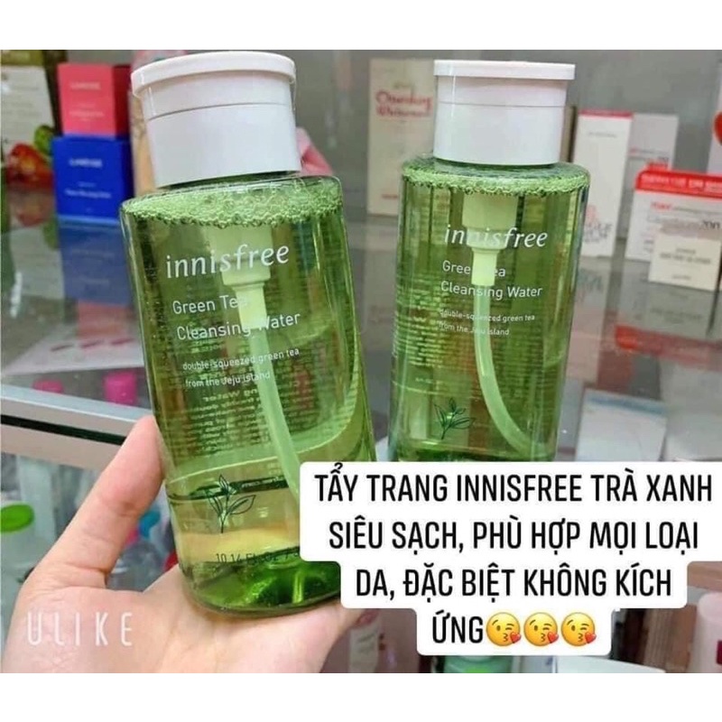 NƯỚC TẨY TRANG INNISFREE TRÀ XANH MẪU MỚI ☘ 300mL