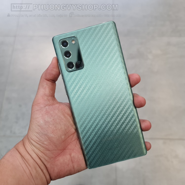 Miếng dán carbon mặt lưng cho các loại Samsung S22 S23 S8 S9 S10 S10 PLUS S10 5G NOTE 8 NOTE 9 NOTE 10 PLUS NOTE 10 LITE