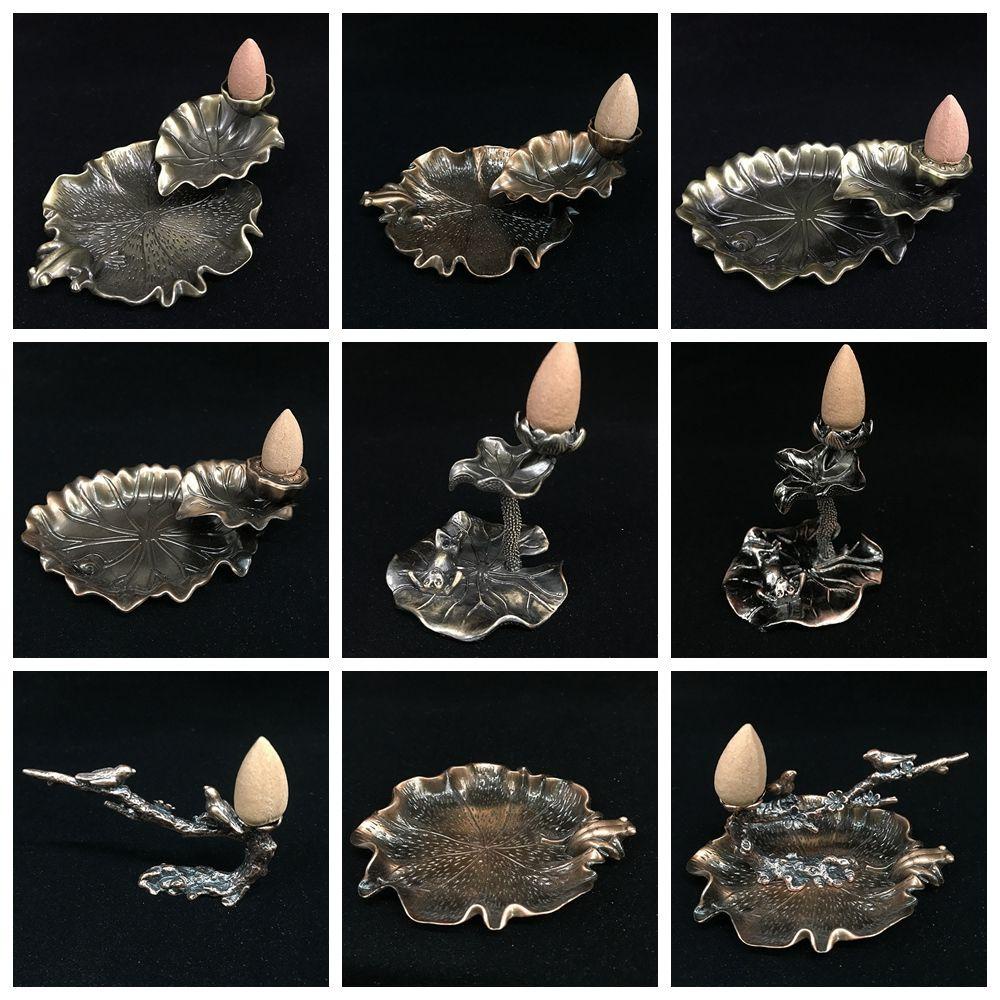 Thác Khói Trầm Hương Hình Lá Sen Độc Đáo Trang Trí Nhà Cửa