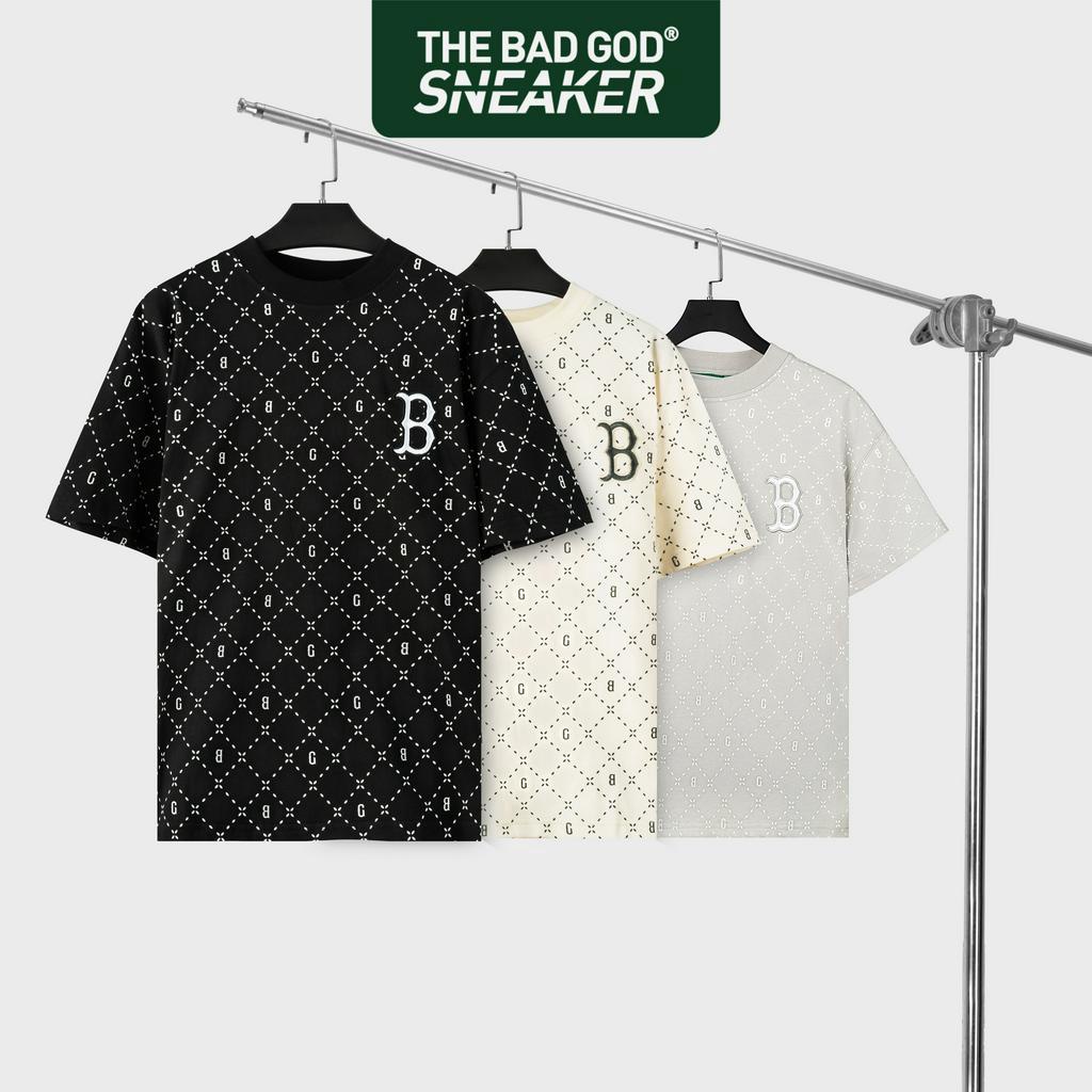 Áo thun The Bad God Star Monogram full màu đen, be, ghi