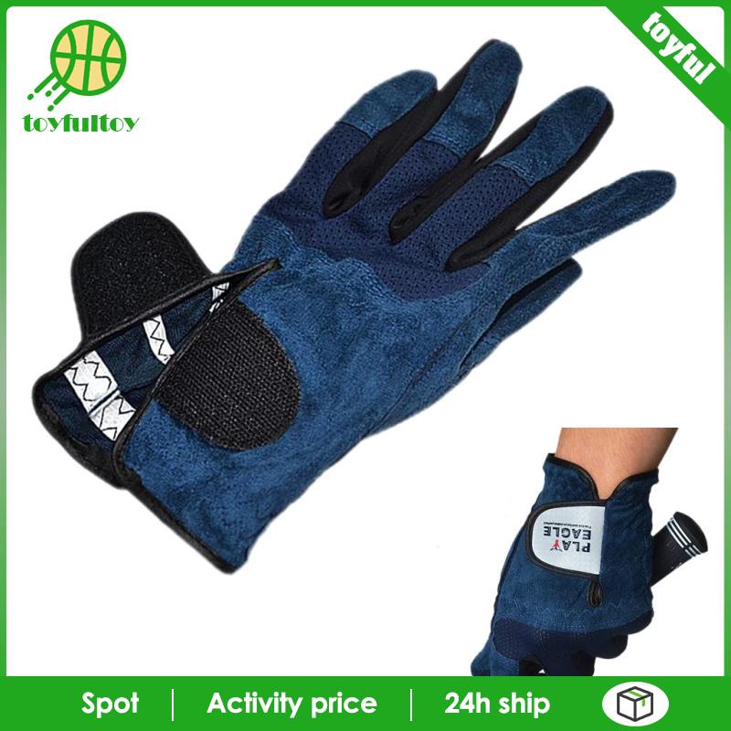 Găng Tay Đánh Golf Bằng Sợi Micro Mềm Mại Thoáng Khí Chống Trượt Cỡ 22 Cho Nam