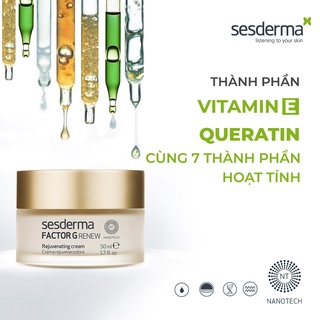 Kem trẻ hoá da Sesderma Factor G cho da khô 50ml