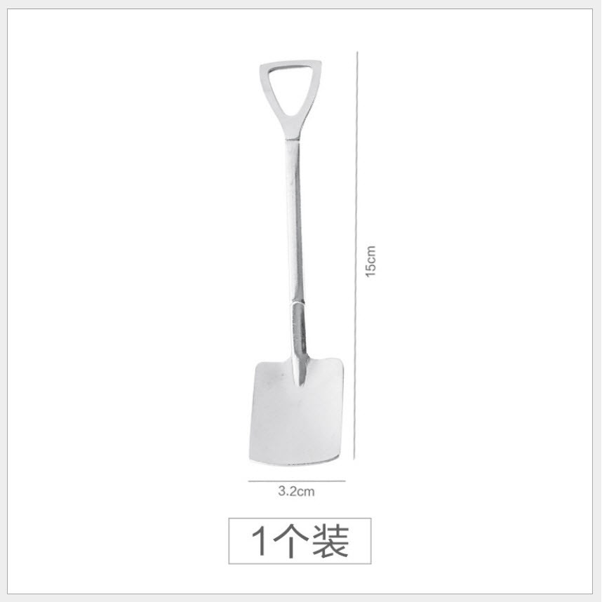 [HCM] Thìa inox đẹp rẻ tốt tiện lợi,muỗng ăn hình xẻng chất liệu cao cấp ăn trái cây, dưa hấu,...