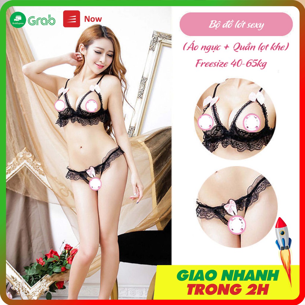 Bộ Đồ Lót Ren Gợi Cảm Khoét Ngực | BigBuy360 - bigbuy360.vn