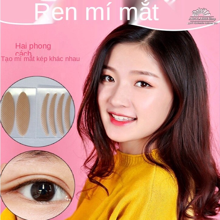 [Hàng mới về] Bộ 300 cặp miếng dán tạo mắt hai mí tự nhiên cao cấp