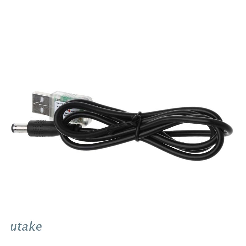 Utake USB 5V to 8.4V Power Charge Cable For Bicycle LED Head Light 18650 Battery Pack