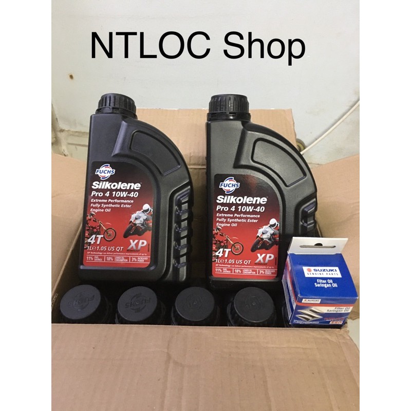 Nhớt Fuchs Silkolene Pro 4 XP 10w40 Tem Châu Á