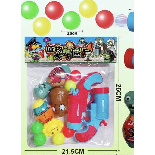 Đồ chơi bắn zoombie nhiều màu sắc ngộ nghĩnh cho bé quà tặng cho bé trẻ em