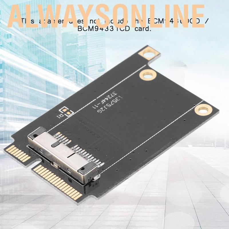 Giao diện kết nối BCM94331CD BCM94360CD ra MINI PCI-E cho card mạng không dây