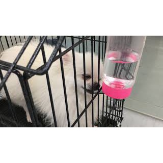 Bình nước treo chuồng 400ml Bình bi gắn lồng cho chó mèo Lida Pet Shop
