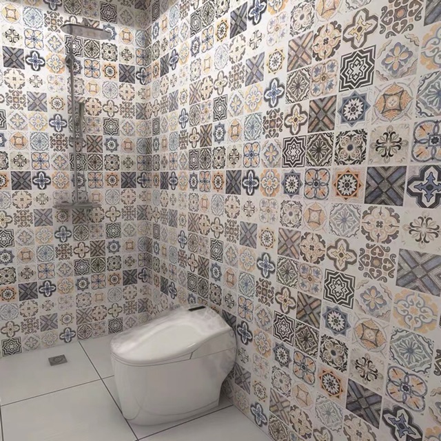 Decal dán tường nhiều màu khổ ngang 1,2m.