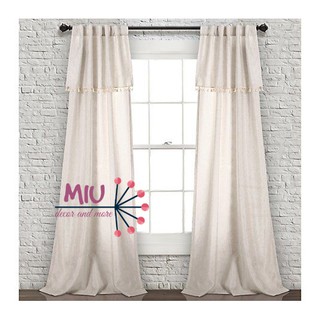 (FRESHIP- CÓ SẴN)Rèm vải canvas rèm cửa màn cửa trang trí