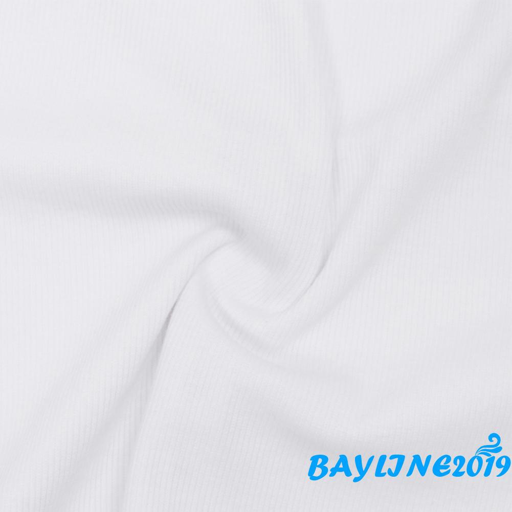 Áo Croptop Tay Ngắn Màu Trơn Phối Nút Thời Trang Mùa Hè Cho Nữ