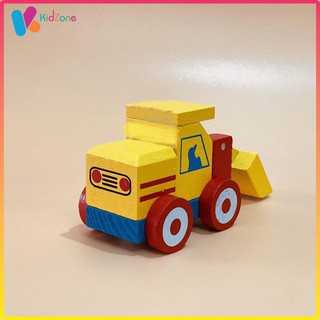 [Đồ Chơi Mô Hình]Xe Ủi Bằng Gỗ Cho Bé KIDZONE