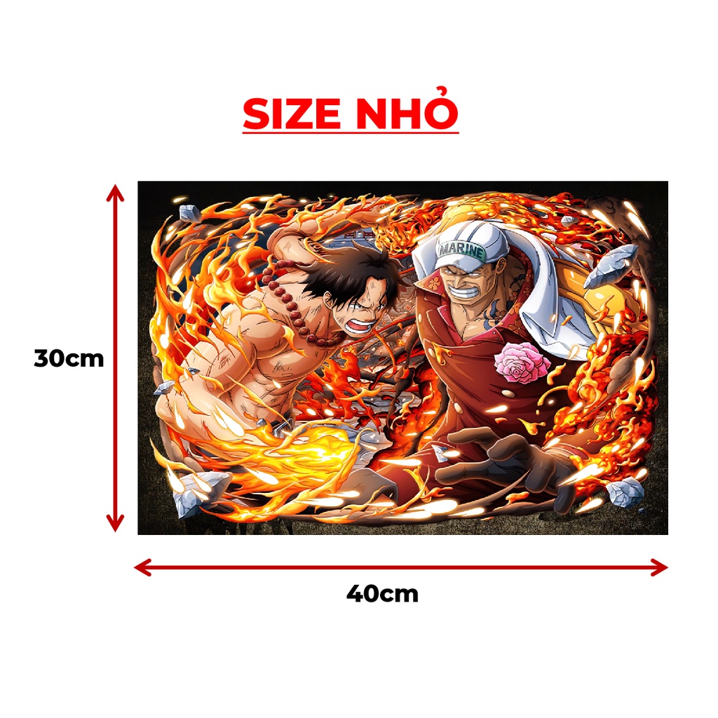 Poster trang trí Zoro 3D, E02
