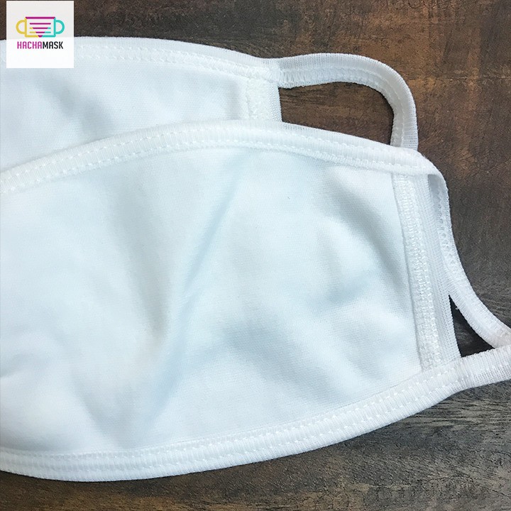 Bộ 2 Cái Khẩu Trang Vải Màu Trắng | BigBuy360 - bigbuy360.vn