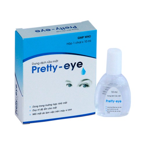 Dung dịch rửa mắt nhỏ mắt dưỡng mắt Pretty Eye Pretty-Eye 10ml