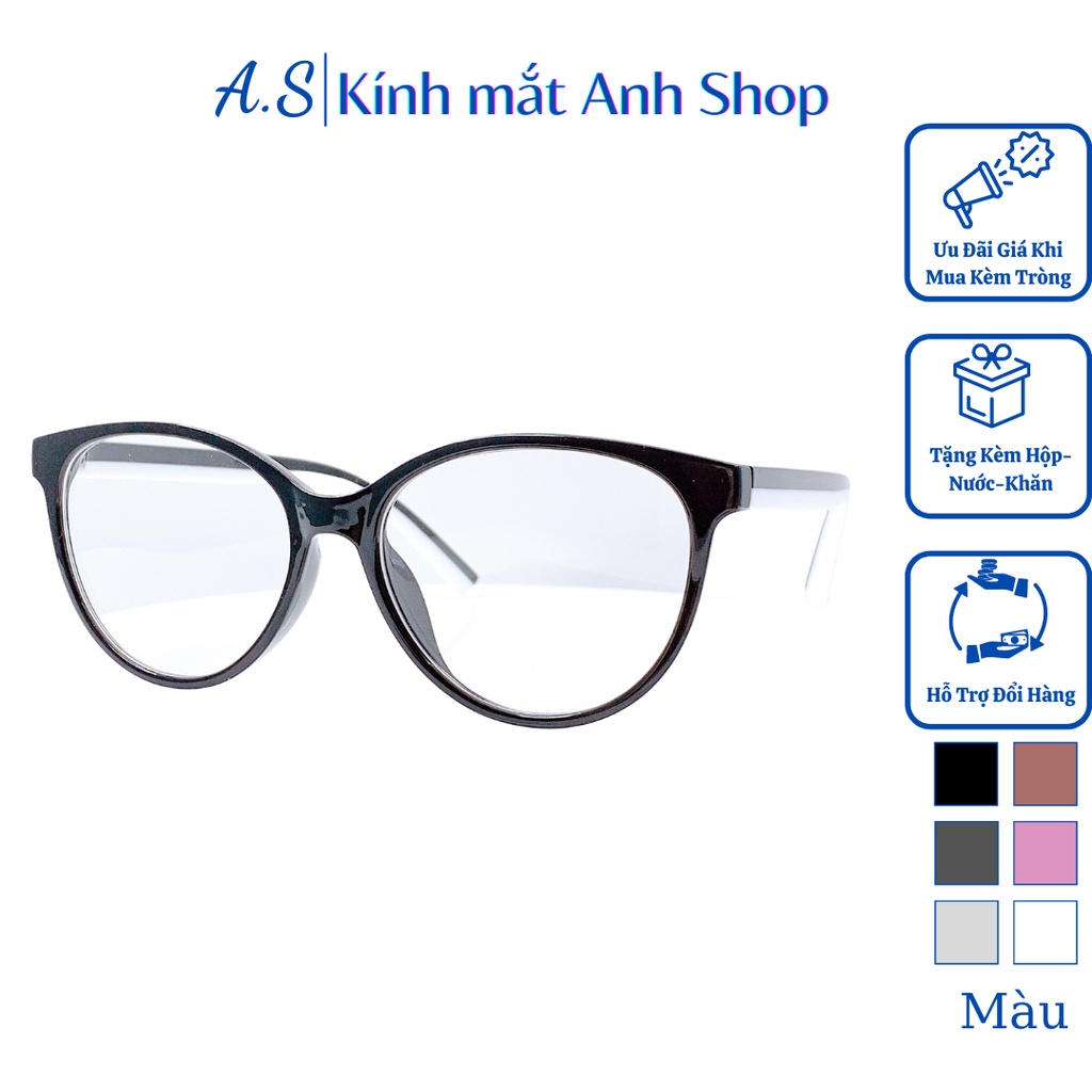 Kính mắt mèo hot trend chất liệu nhựa dẻo gọng dày dặn thời trang 8265