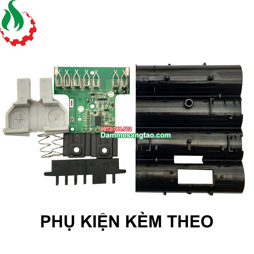 Vỏ pin Hitachi 14V Li-ion 3.7V nhận sạc zin
