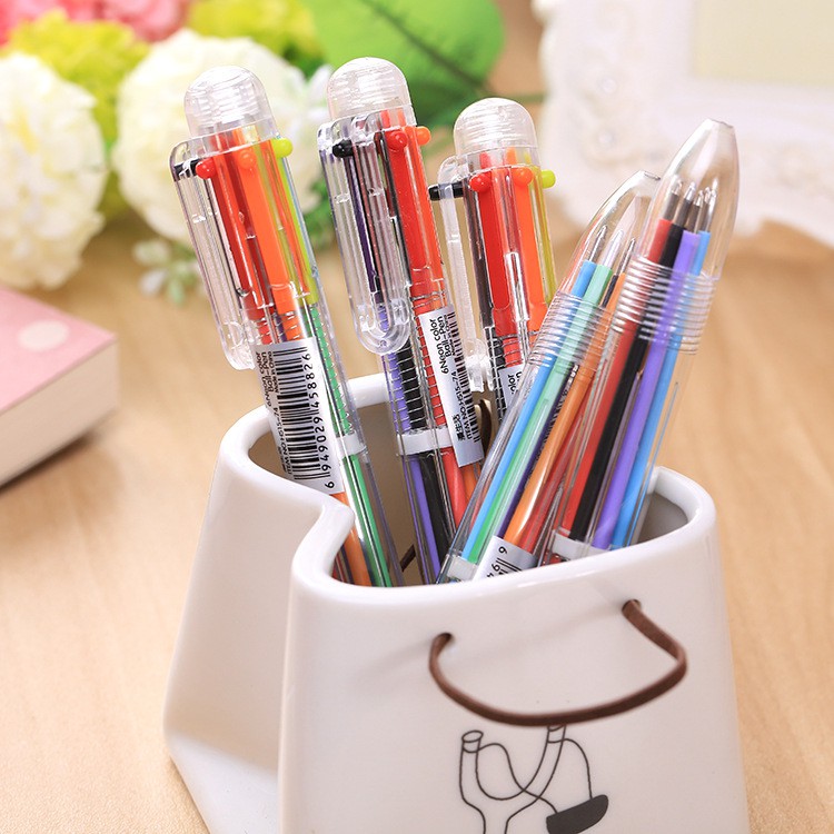 1 Bút Bi Trong Suốt Đa Năng Nhiều Màu