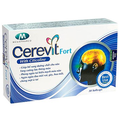 Cerevit Fort, giúp hoạt huyết, hỗ trợ điều trị thiếu mãu não