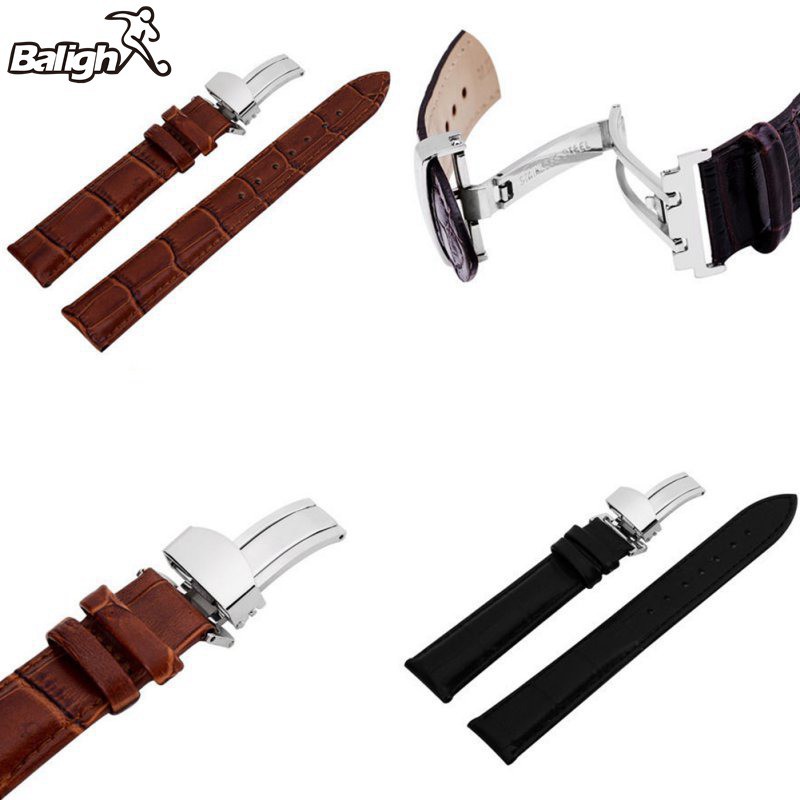 Dây Thay Thế Bằng Da Dành Cho Đồng Hồ Đeo Tay Kích Thước 18-24Mm