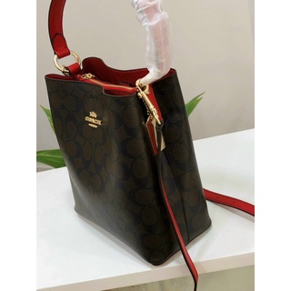 🎀 SẴN - TÚI COACH DA BUCKET 2312