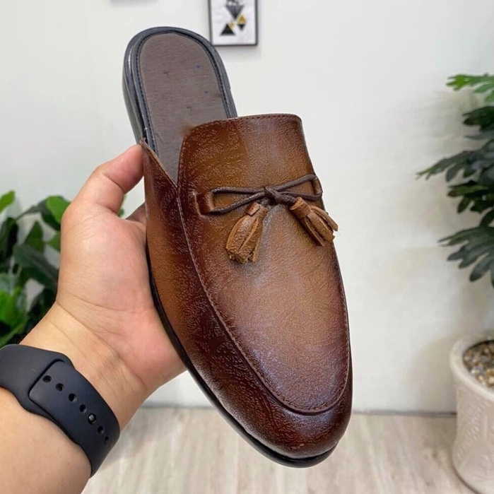 Giày sục công sở nam ERMAND da bò thật bảo hành 1 năm kiểu dáng sành điệu - Mã T26