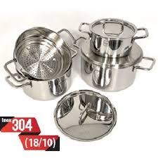 Bộ nồi inox Fivestar 3 lớp đúc liền - inox 304