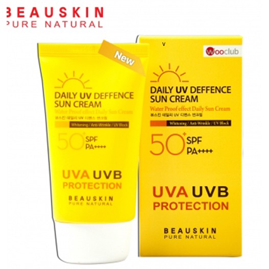 Kem chống nắng Beauskin Daily Deffence Sun Cream kiểm soát dầu, chống nước Hàn Quốc 50ml