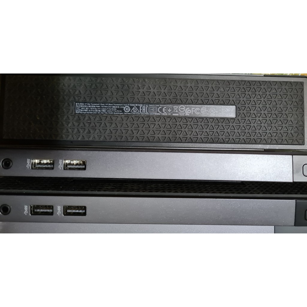 Adaptor sạc HP 150w chính hãng Dock mở rộng Elite/ZBook Thunderbolt 3 Docking Station for HP USB-C HSTNN-CX01