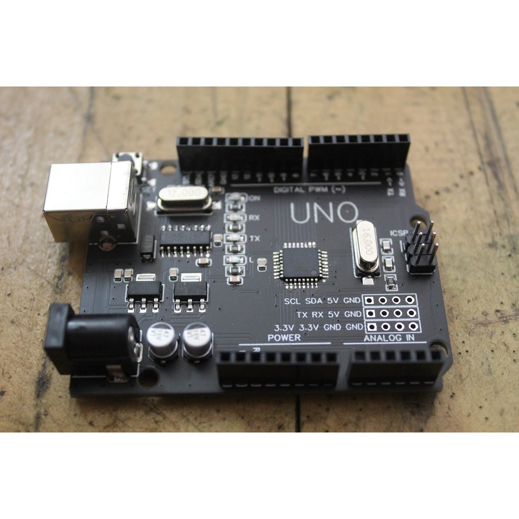 Arduino Uno R3 chip Dán Kèm Cáp