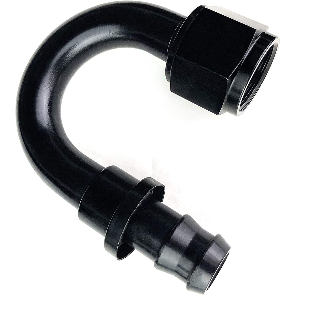 Ống Dẫn Nhiên Liệu Bằng Nhôm Màu Đen 0 45 90 180 Độ AN6