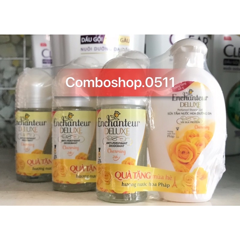 Lăn khử mùi Enchanteur hương nước hoa