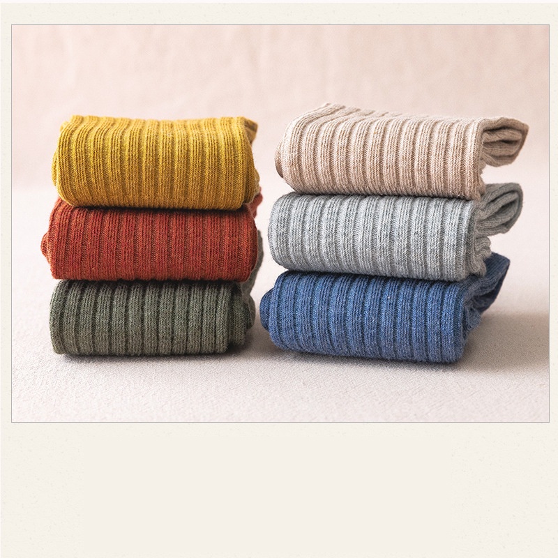 Tất vớ nữ nam cao cổ dài SỌC KẺ dễ thương hàn quốc đẹp SỌC KẺ DÀY [ MÃ A401 ]