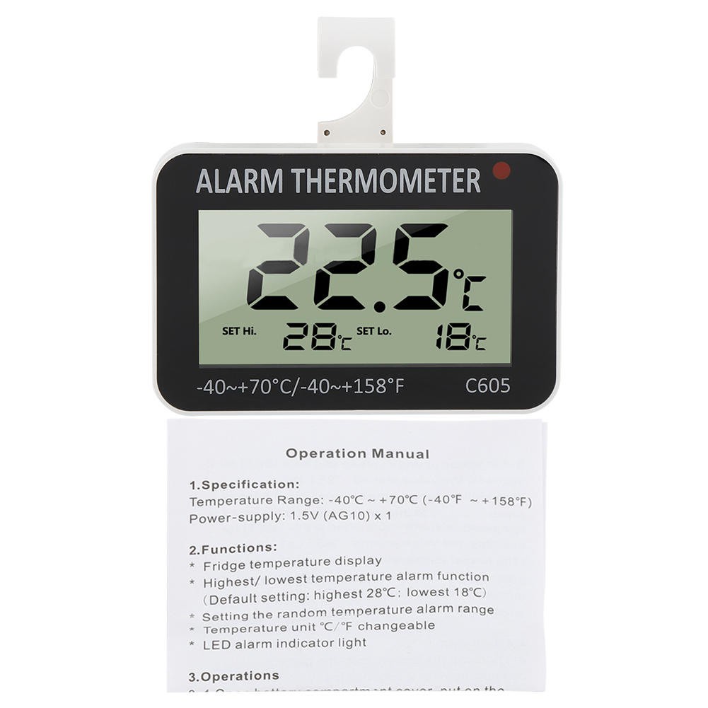 LCD Digital Fridge Alarm Fridge Alarm Thermometer