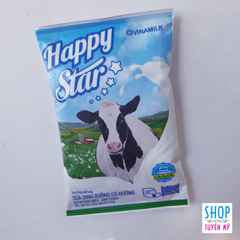 Sữa Vinamilk star có đường 220ml