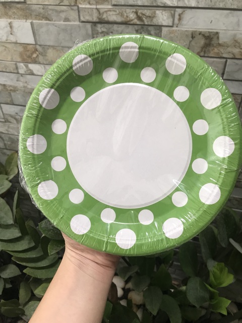 10 Dĩa giấy sinh nhật