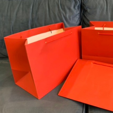 TÚI GIẤY ĐỎ CAO CẤP 35x25x20 | BigBuy360 - bigbuy360.vn