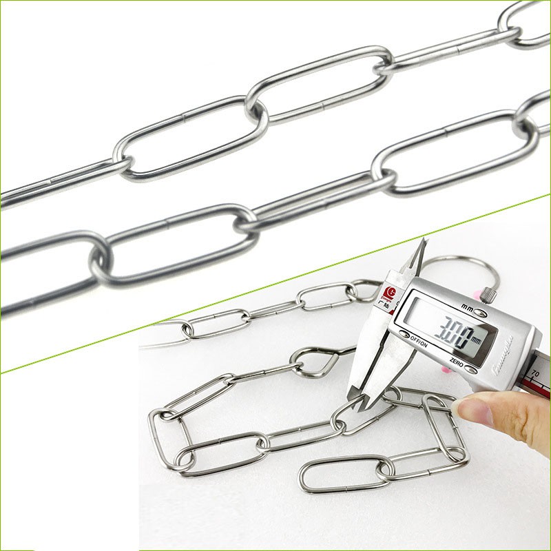 Móc treo quần áo inox có dây xích treo đồ đa năng Đồ gia dụng Decor nhà tiện ích X35