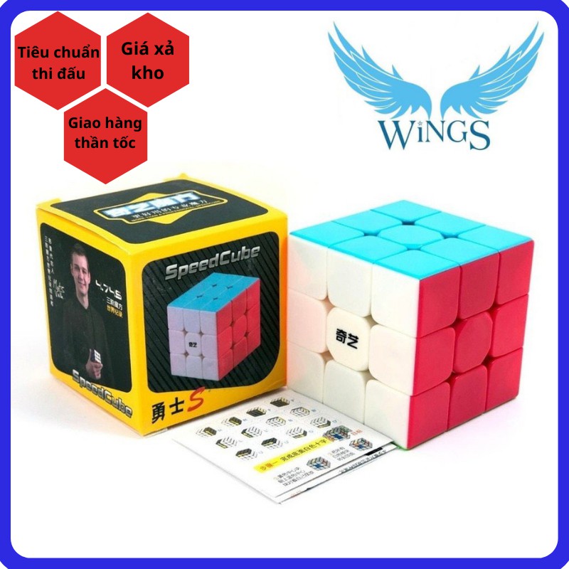 [NHỰA CAO CẤP+ QUÀ TẶNG ] Rubik 3x3 Qiyi Sail W Rubic 3 Tầng Khối Lập Phương Ma Thuật