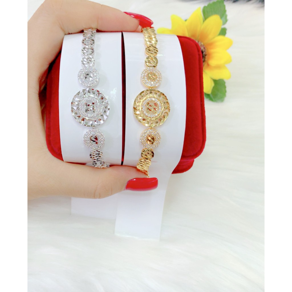 Lắc tay nữ dát vàng 18k EKPM233