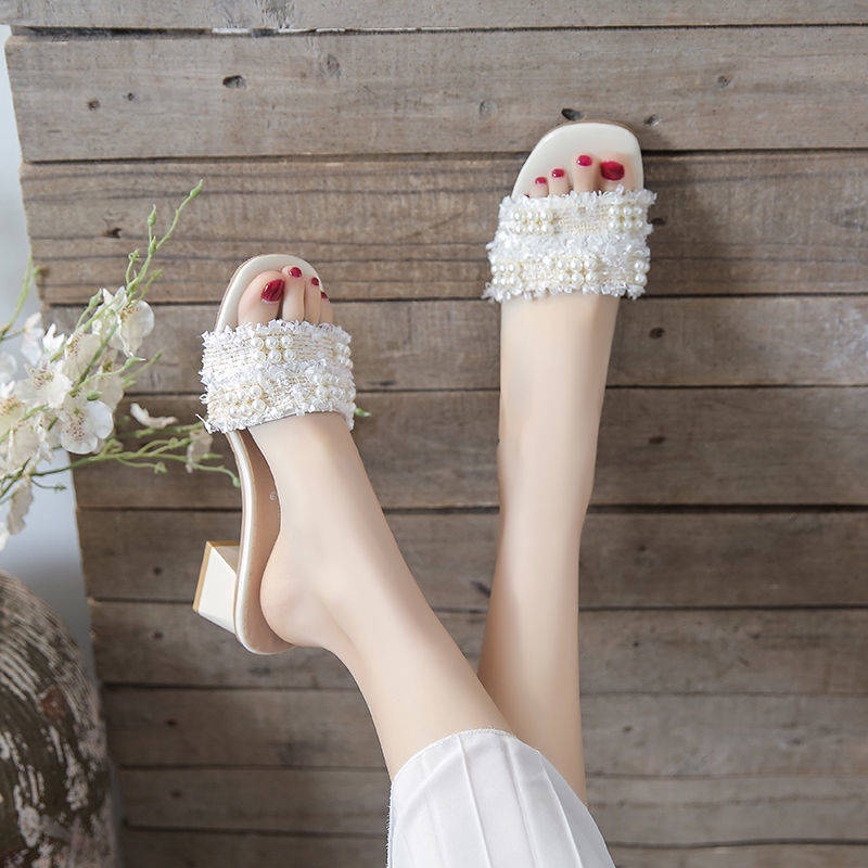 Dép Sandal Đế Dày Mềm Phong Cách Pháp Thời Trang Mùa Hè Cho Nữ