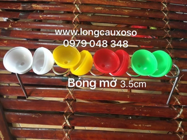 Bóng bốc thăm mở đôi nhiều màu