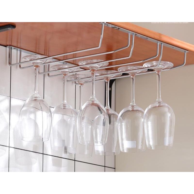 GIÁ TREO LY QUẦY BAR- INOX 304