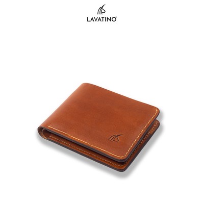 [Ví handmade] Ví ngắn nam cao cấp da Veg chính hãng Lavatino [Wallet Wave - WB08]