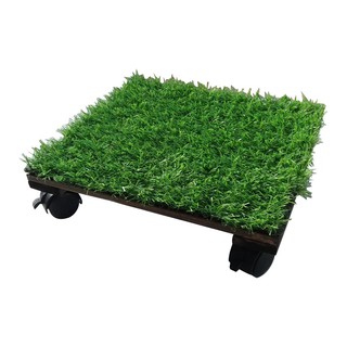 Đế bánh xe chậu hoa gỗ tràm