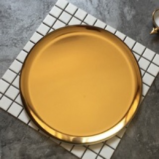 Khay decor màu gold